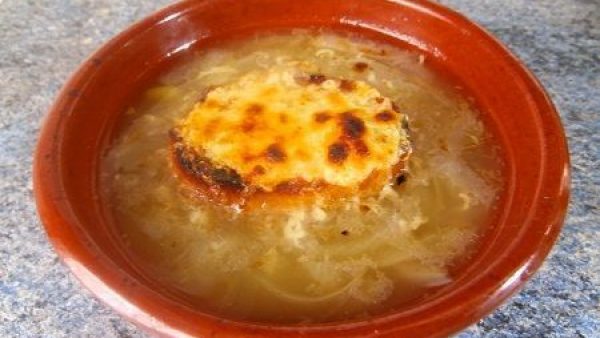 Receta fÃ¡cil de sopa de cebolla francesa