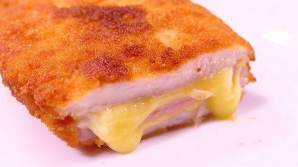 Pechuga de pollo con jamÃ³n y queso